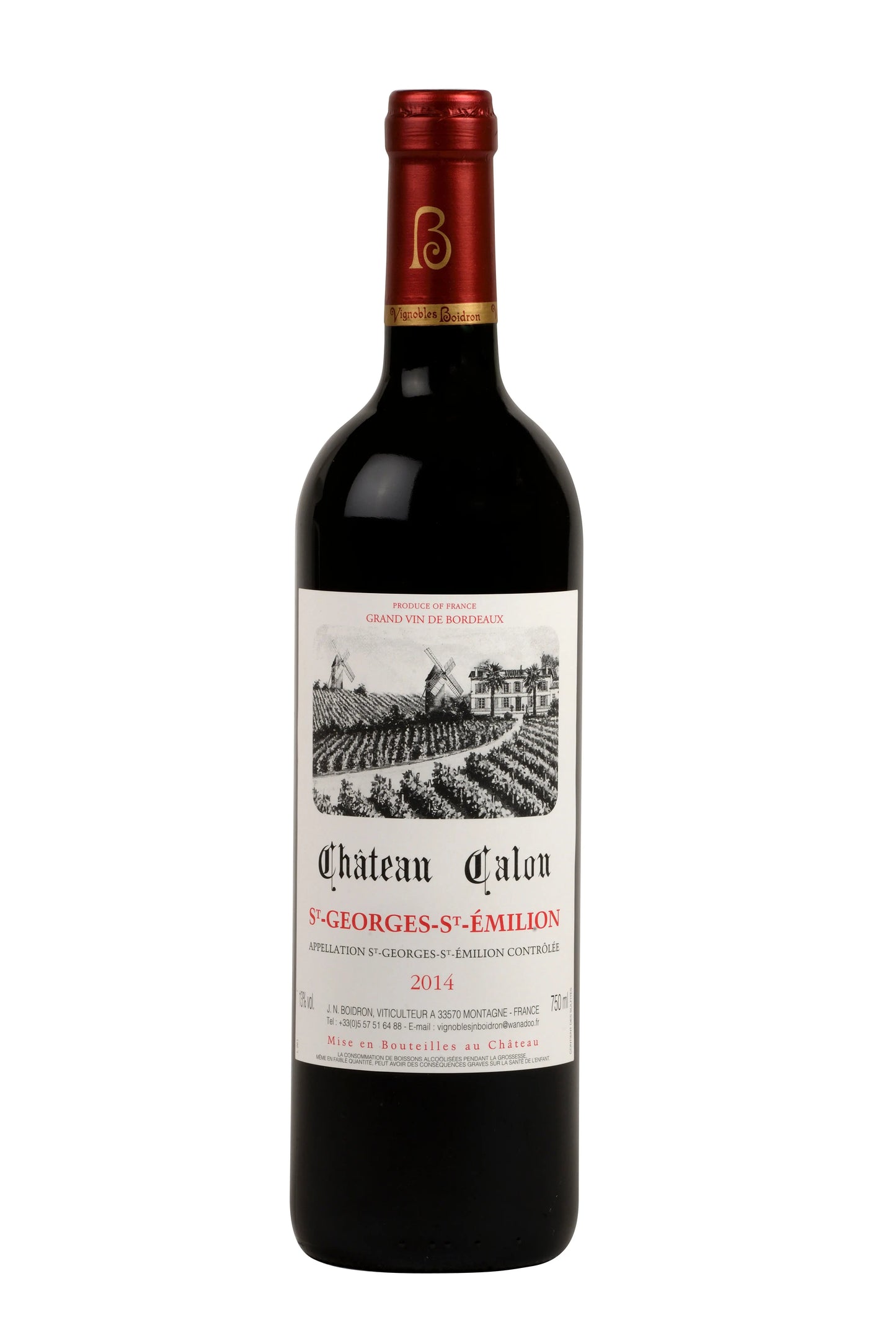 Château Calon Montagne-Saint-Emillion - Enotheque
